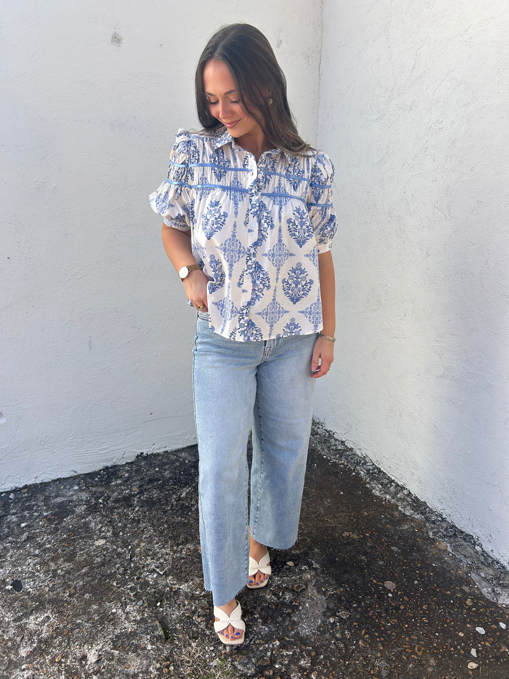 KARLIE | FRENCH VINTAGE TOP