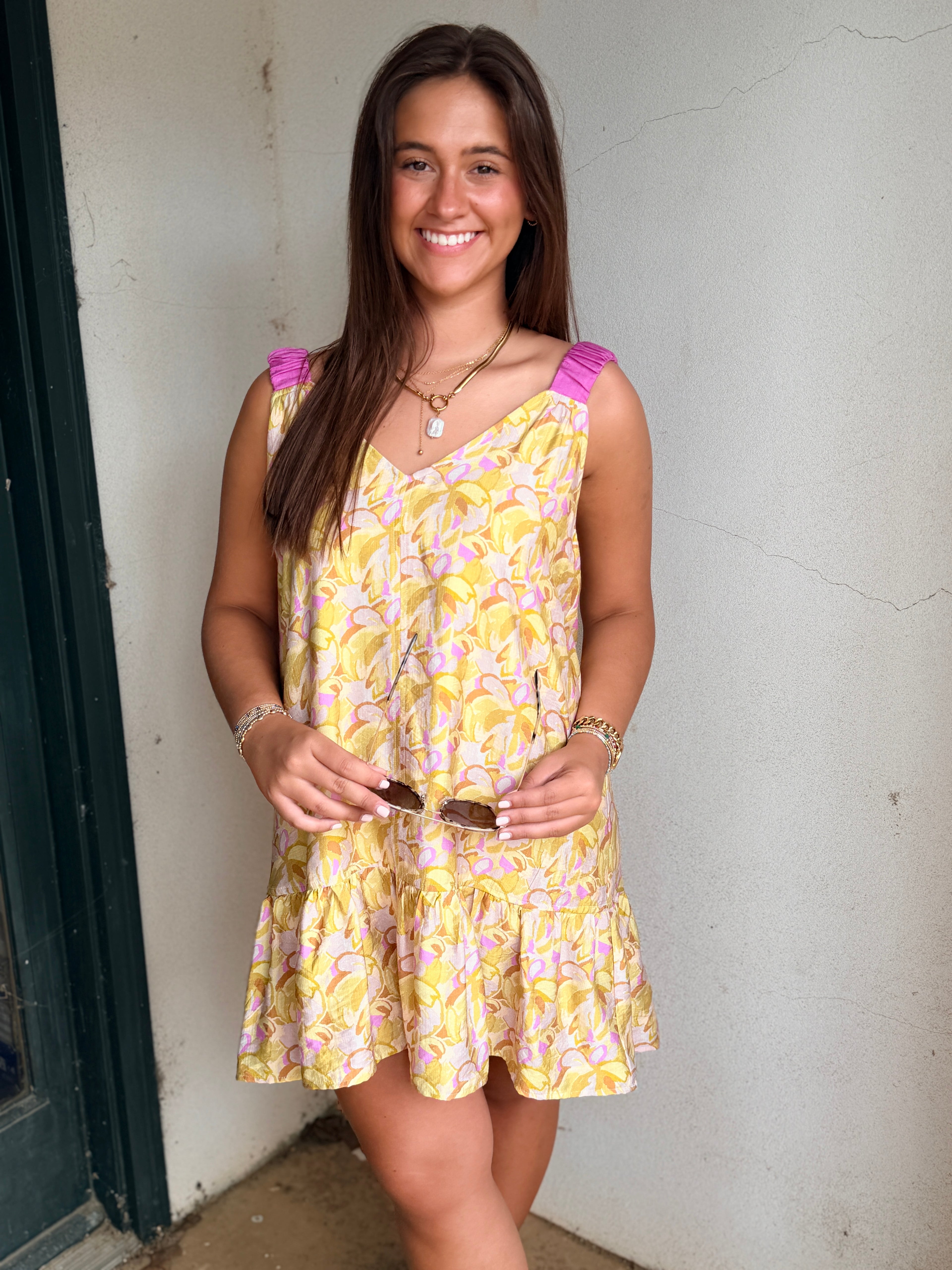 YELLOW LOVEBIRDS THE LABEL | THE ELVIRA DRESS