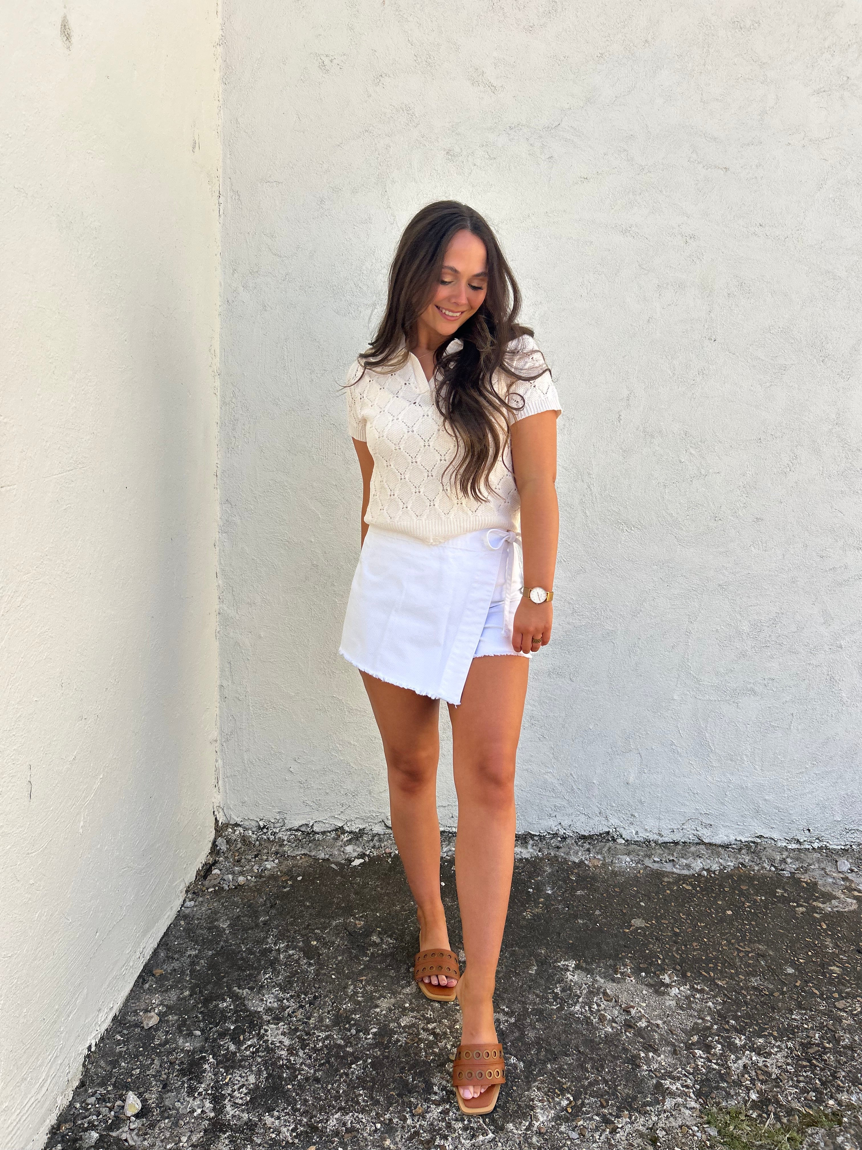 FREE PEOPLE | EMMY DENIM SKORT