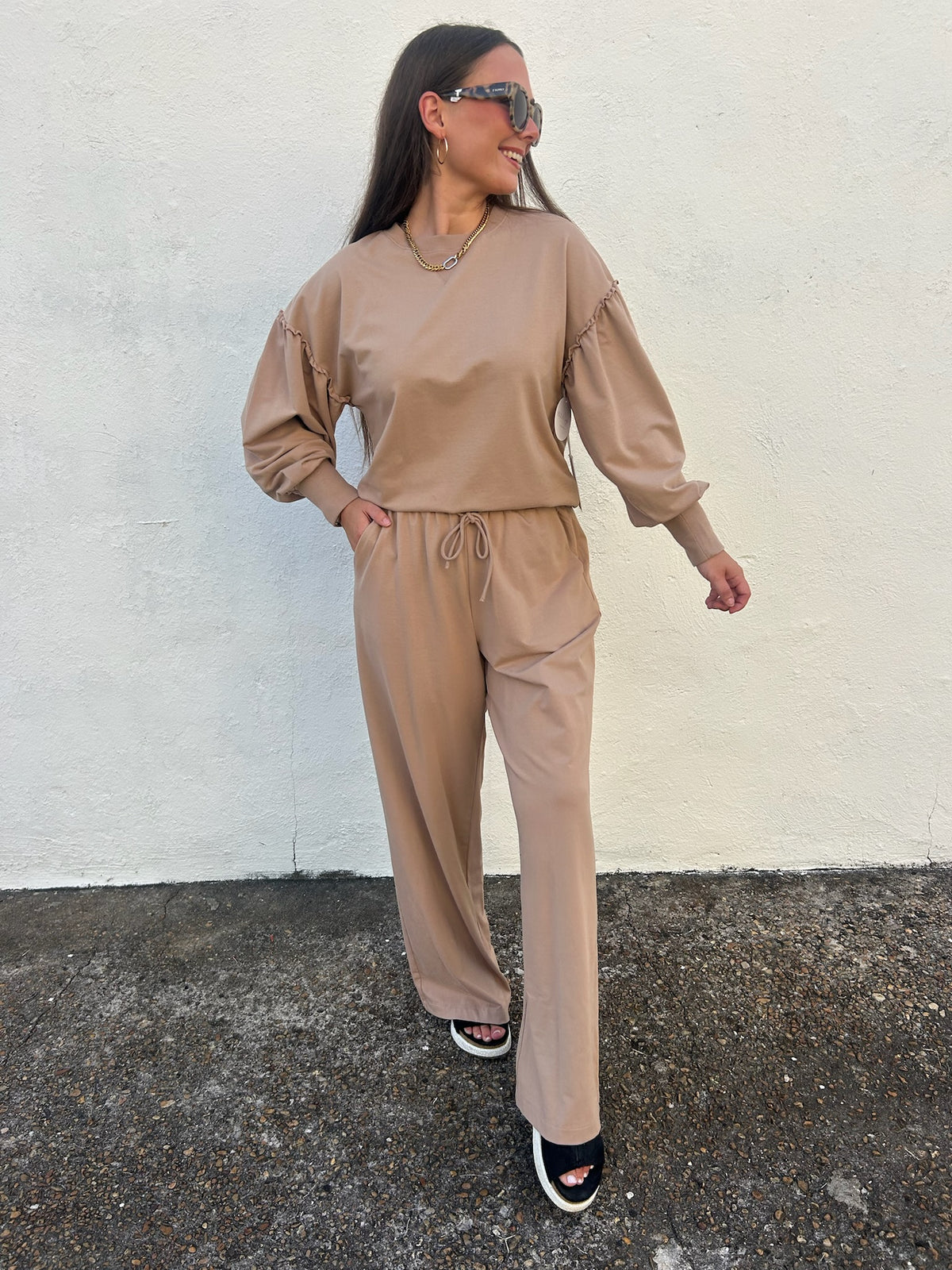 ANOTHER LOVE | JASMIRA TOP IN DOUBLE LATTE