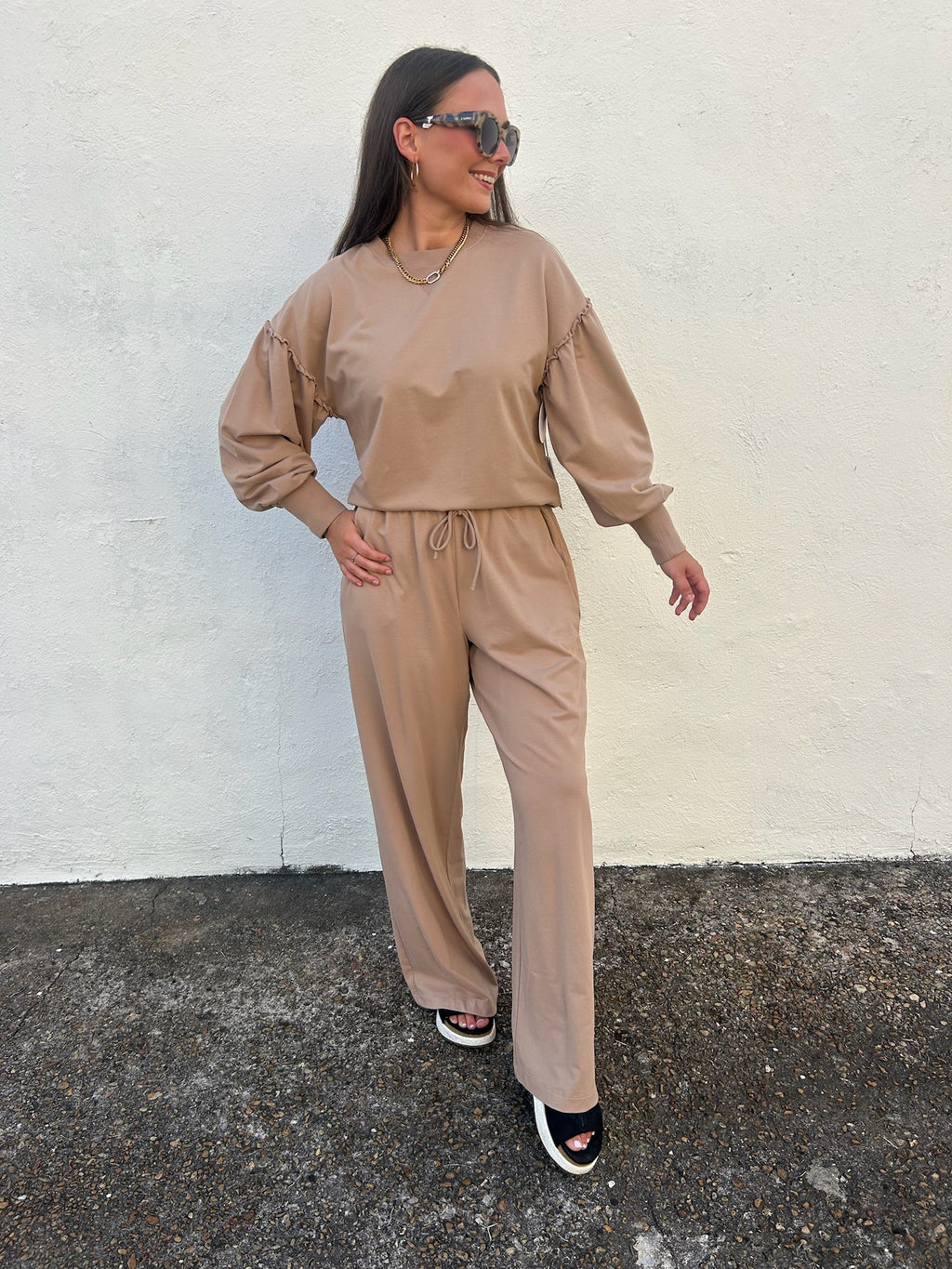 ANOTHER LOVE | JASMIRA TOP IN DOUBLE LATTE