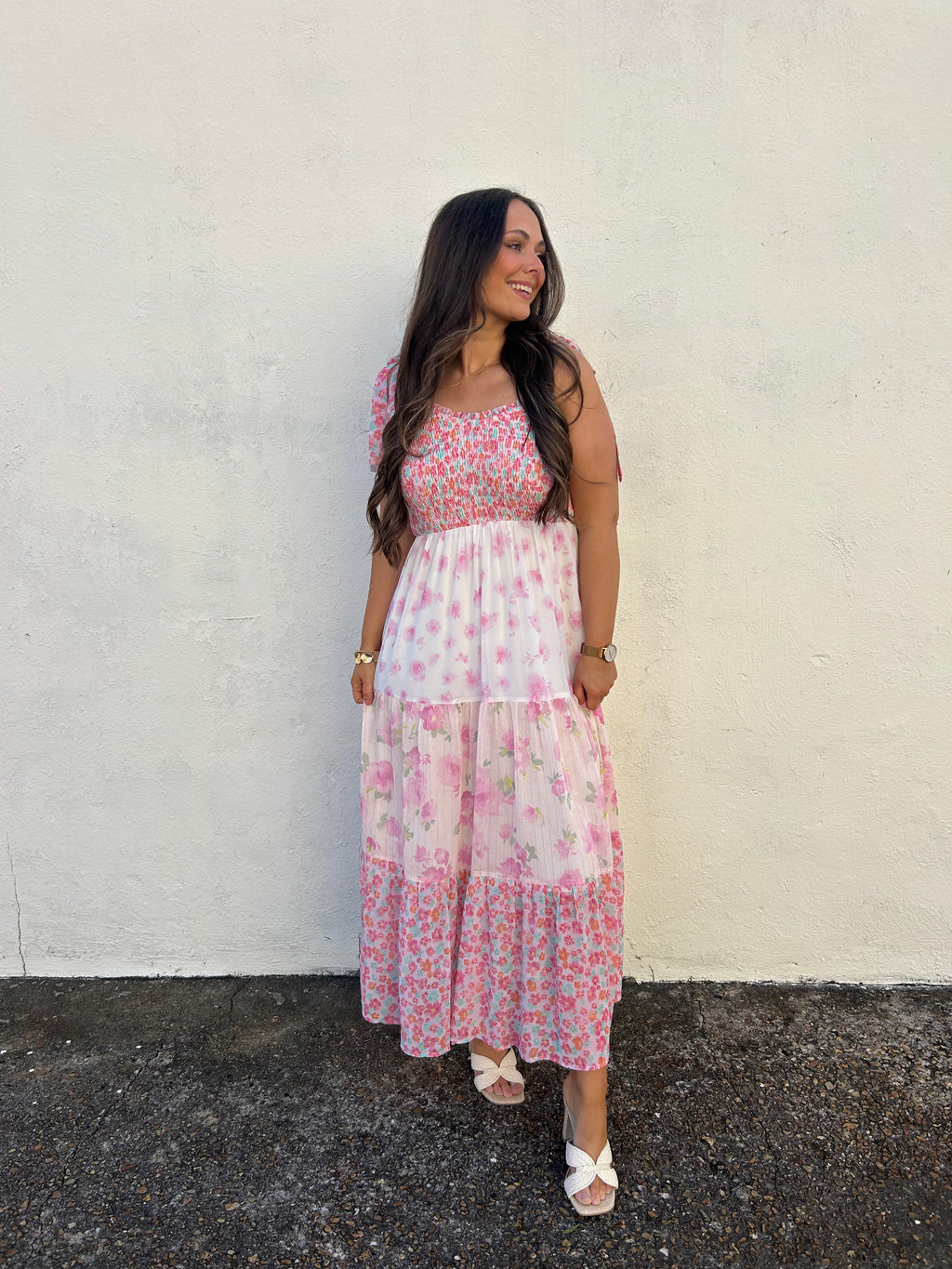 BLUSH BLOOM MAXI DRESS