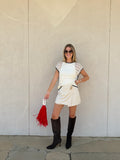 ANOTHER LOVE | JACINDA TOP IN CREAM & NAVY