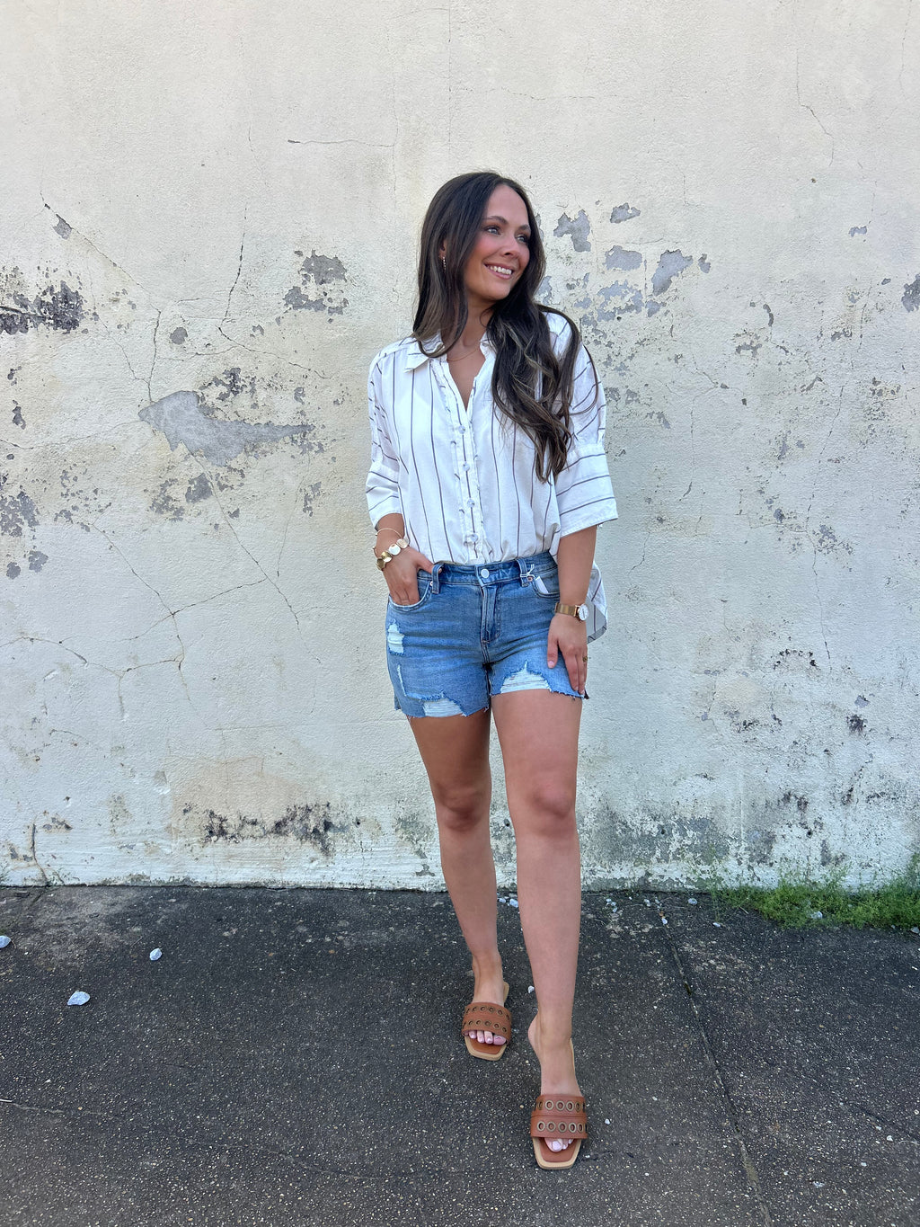 FREE PEOPLE | SEASIDE COTTON STRIPE