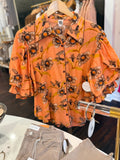 IVY JANE | PEACH BLOSSOM PRINT BLOUSE