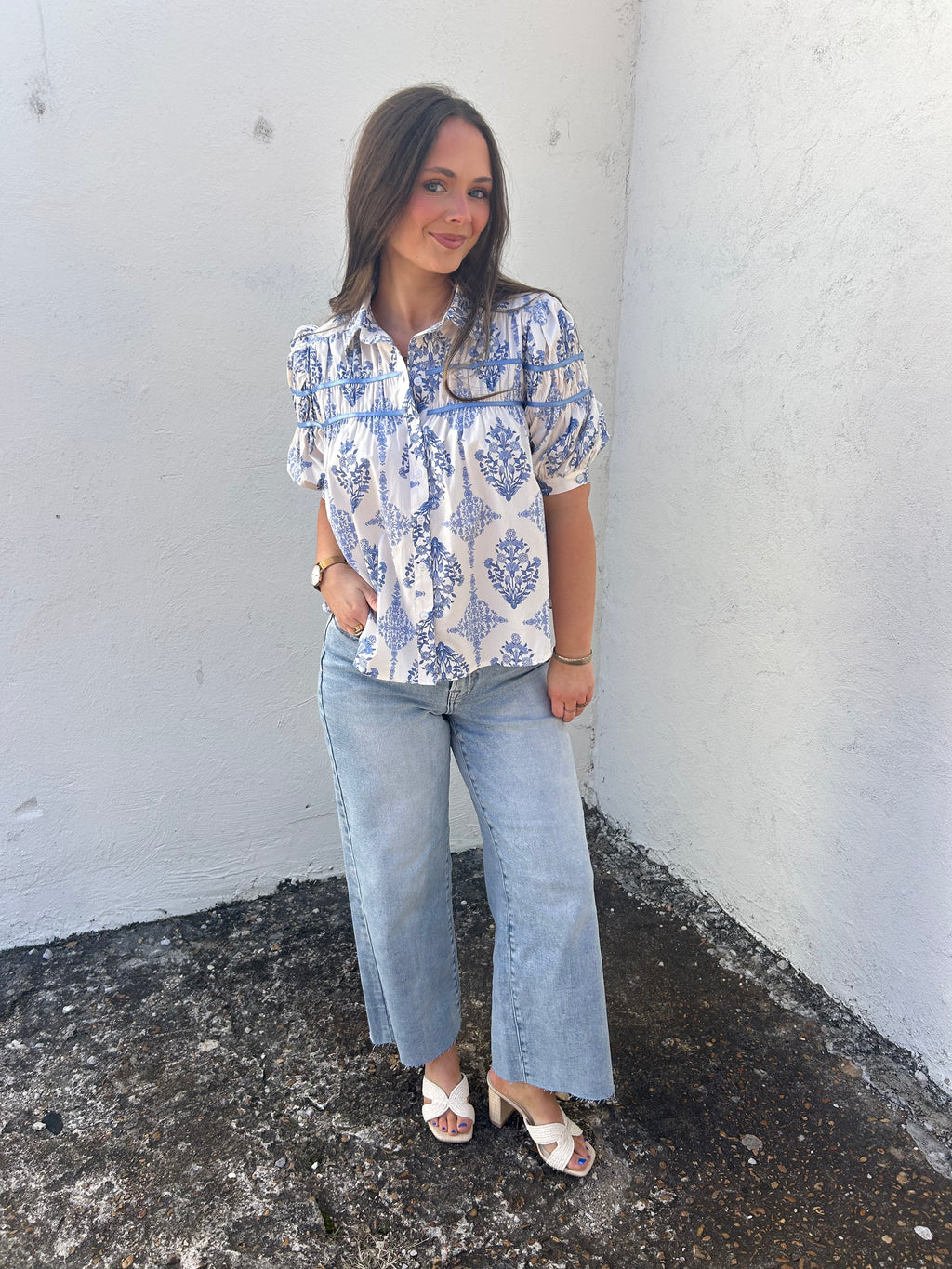 KARLIE | FRENCH VINTAGE TOP