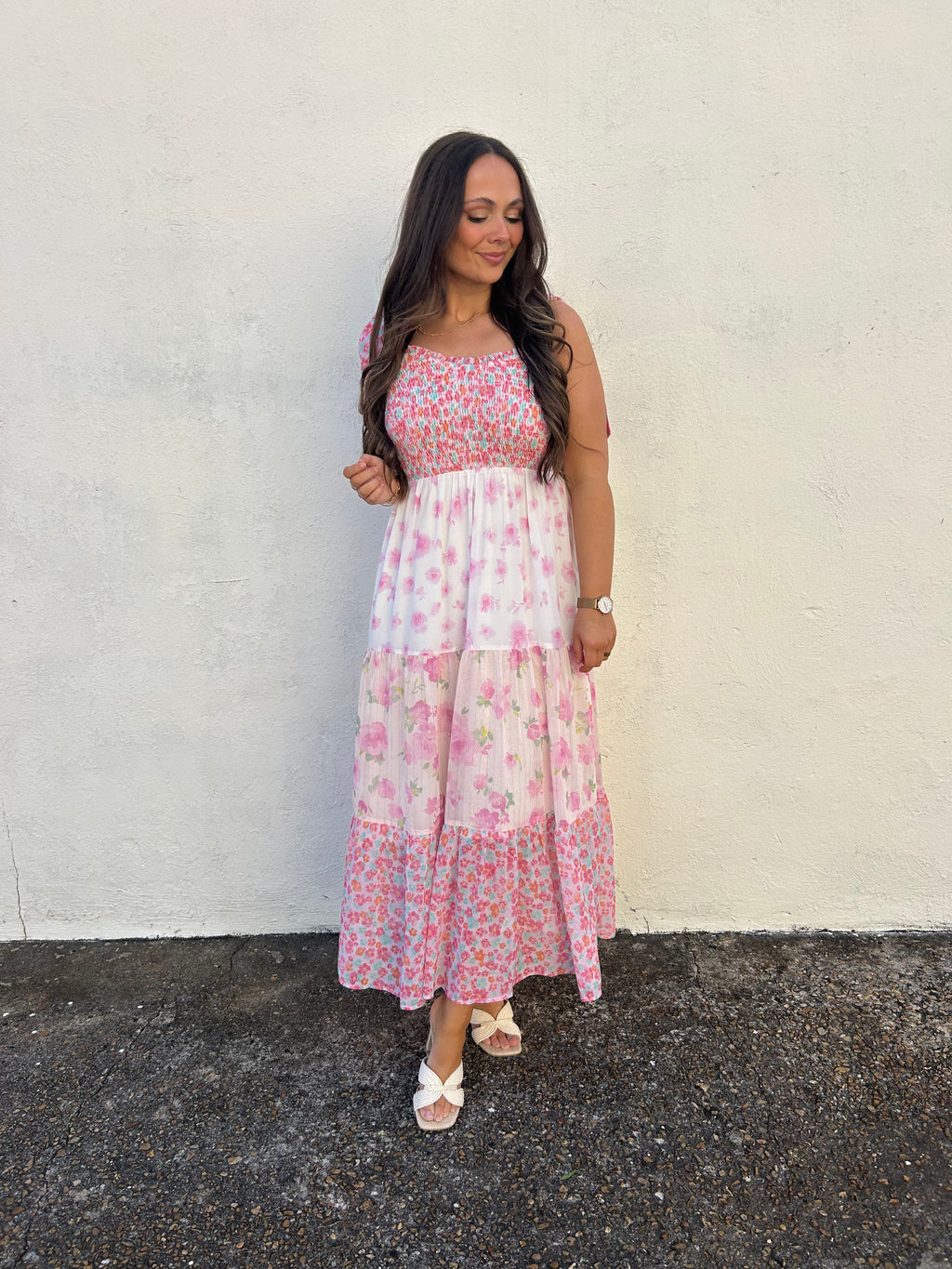 BLUSH BLOOM MAXI DRESS