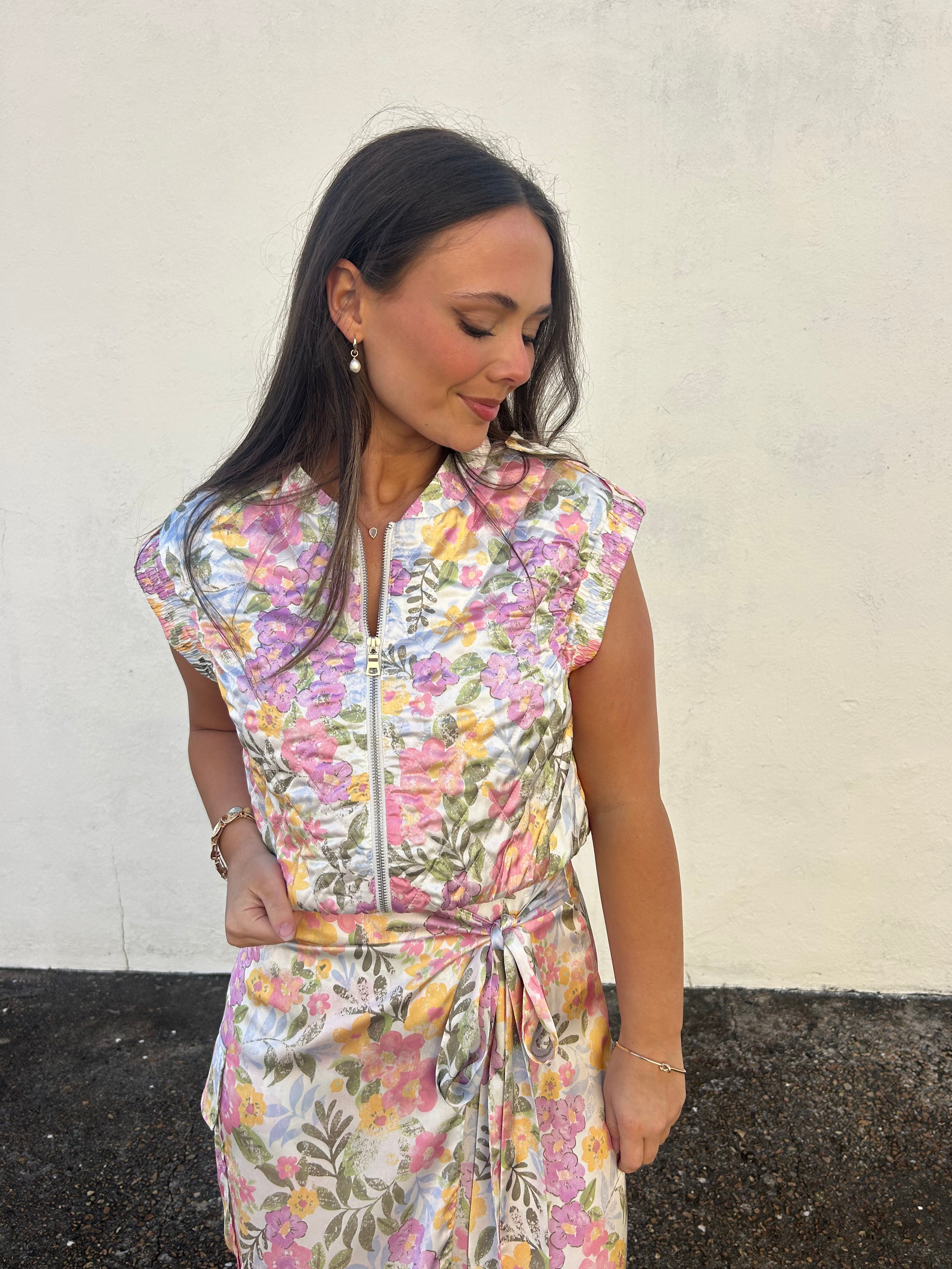 SOFT BLOOM QUILTED VEST