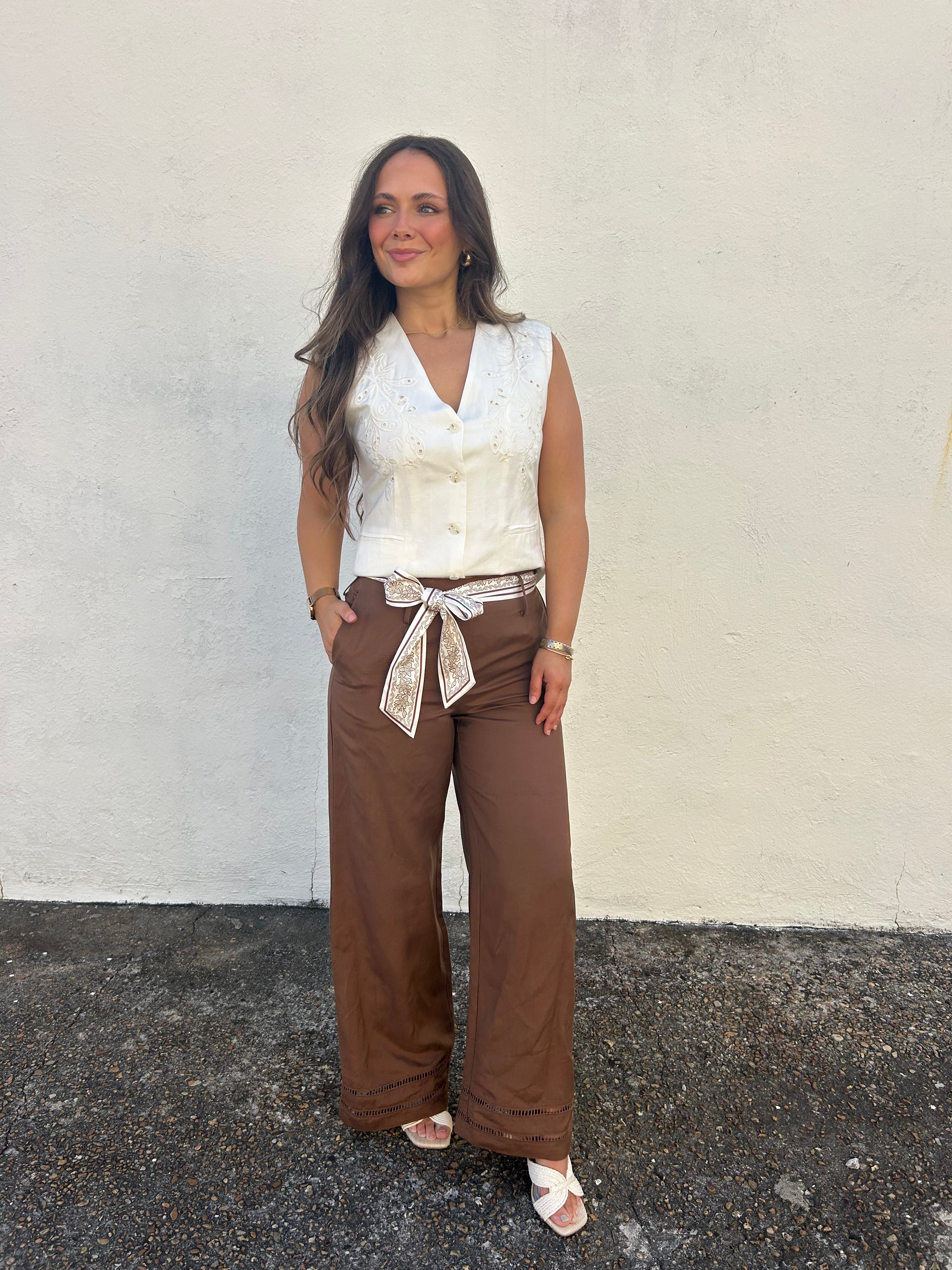 THE IVORY HEIRLOOM EMBROIDERED VEST