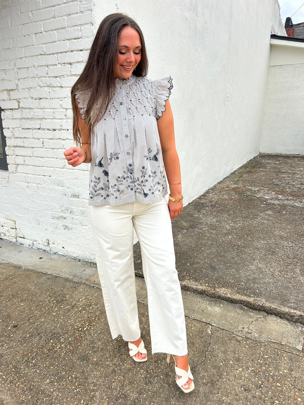 IVY JANE | BIRD BORDER TOP