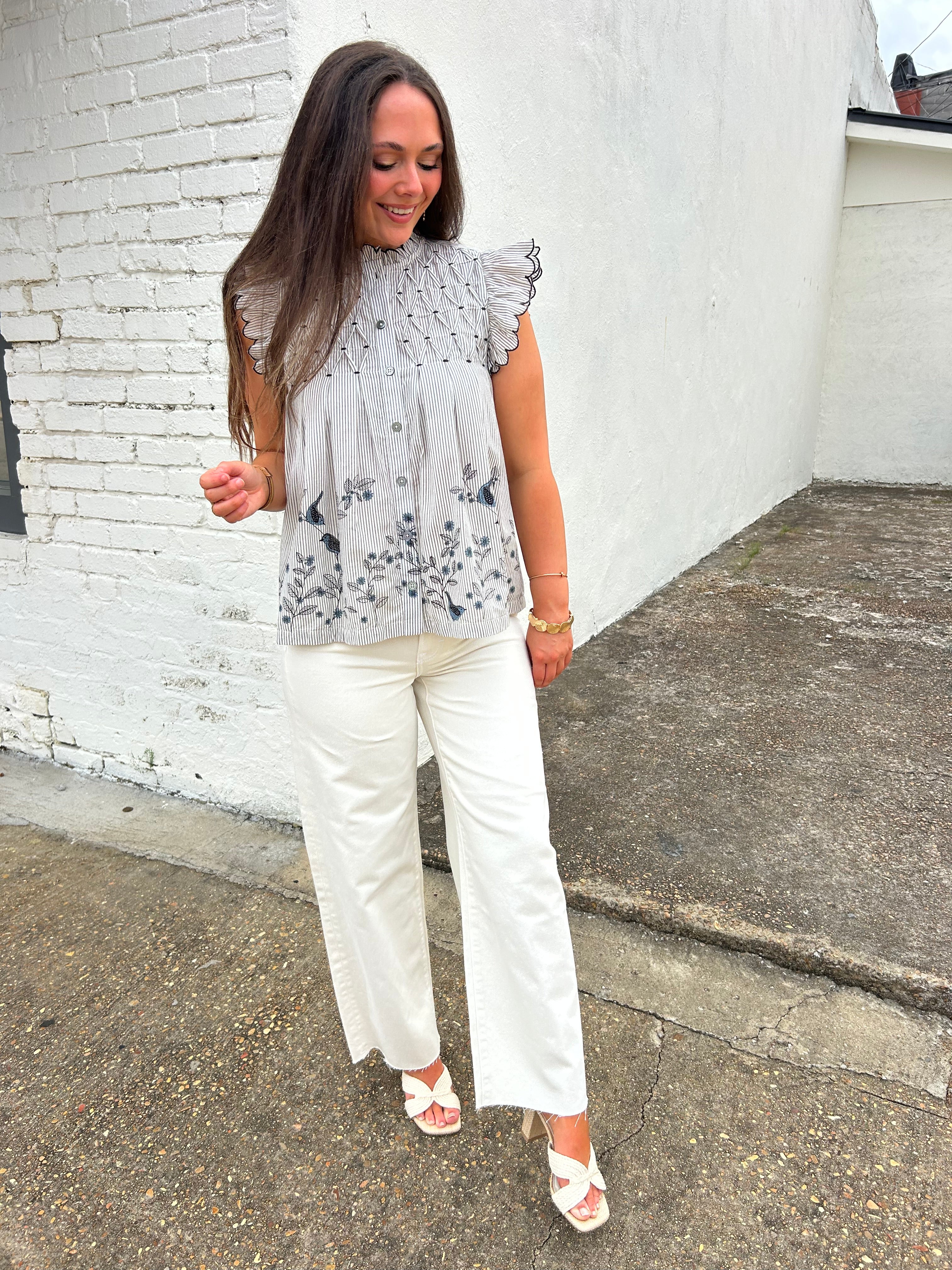 IVY JANE | BIRD BORDER TOP