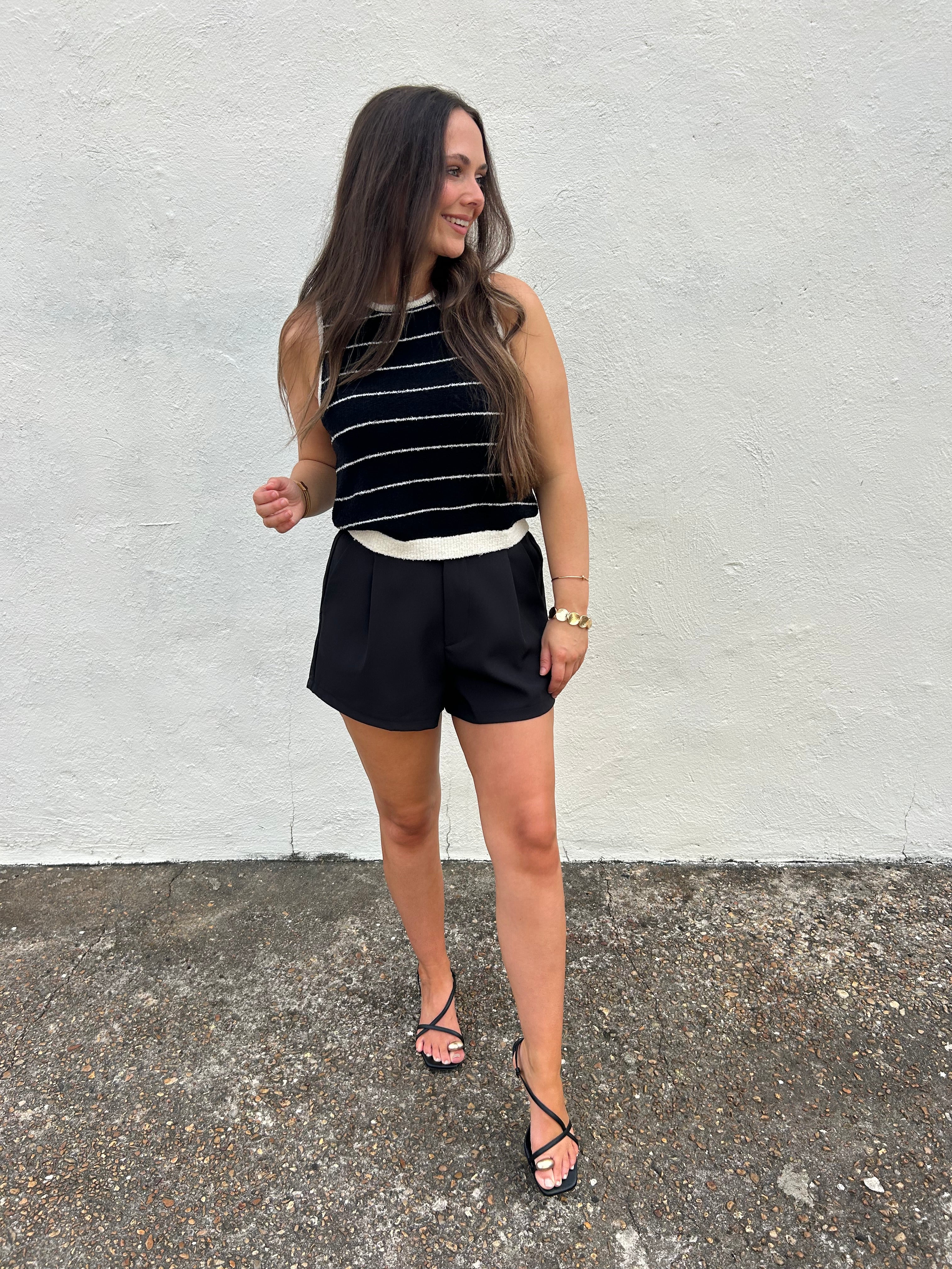 CLASSIC STRIPED KNIT TOP