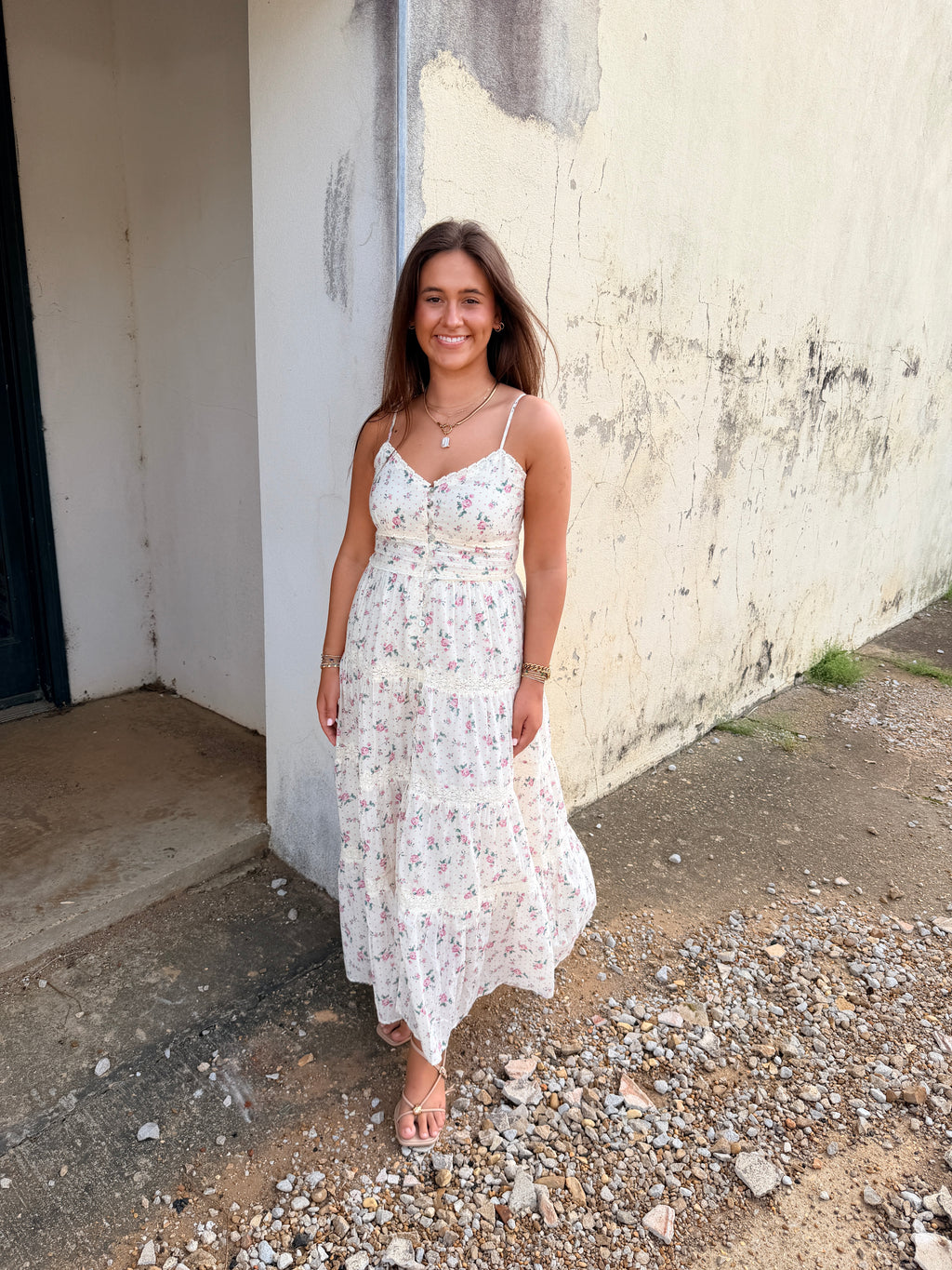 THE SWEET BLOSSOM TIERED DRESS