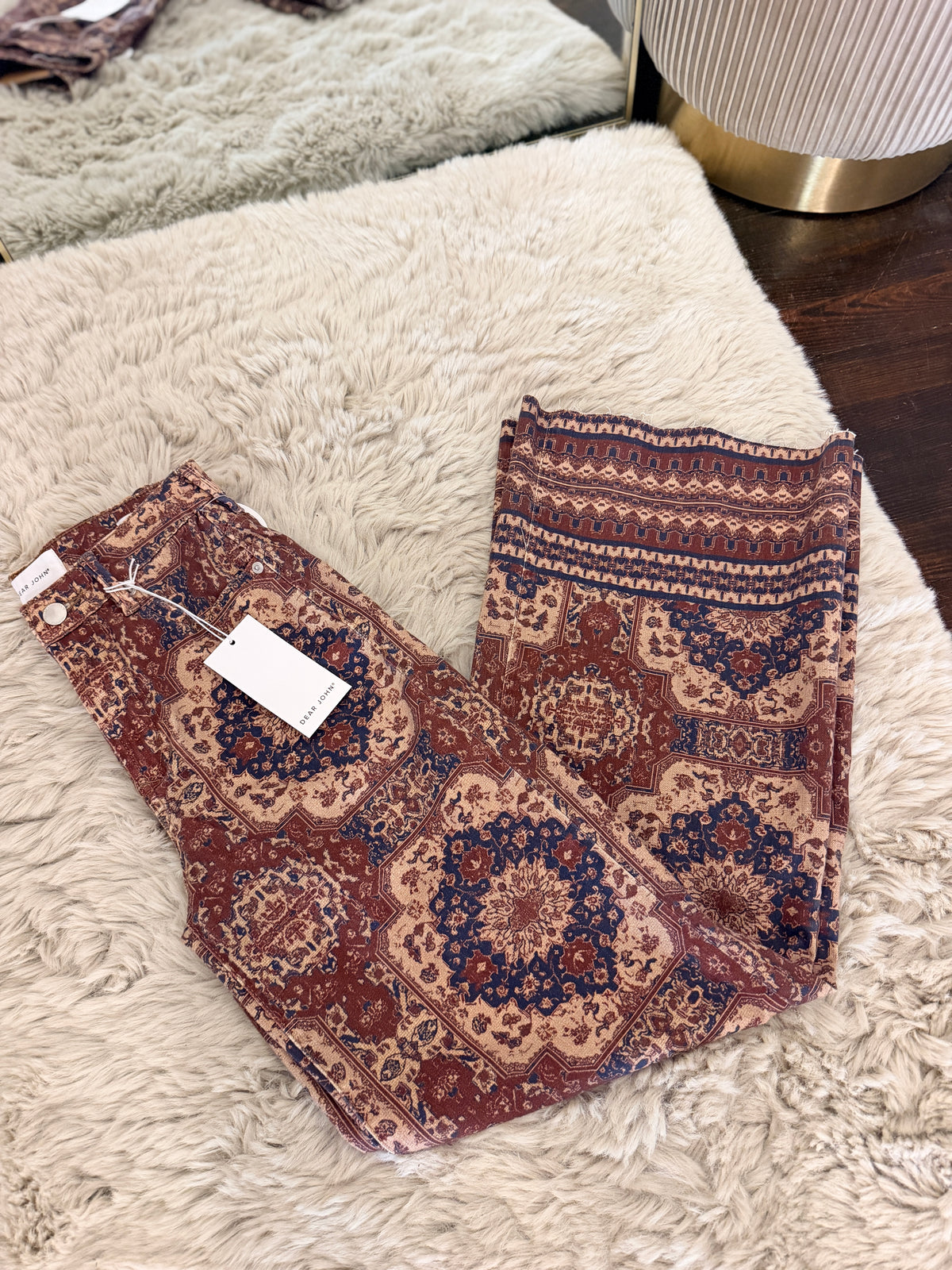 DEAR JOHN | FIONA WIDE LEG JEAN IN PERSIAN TAPESTRY