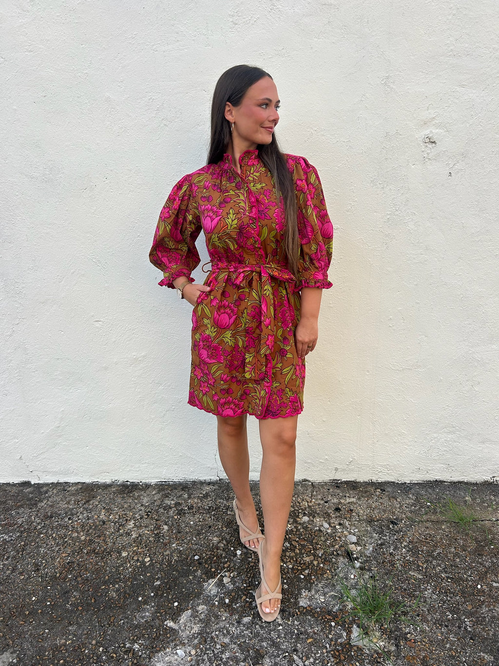 UNCLE FRANK | AUTUMN BLOOM FLORAL DRESS