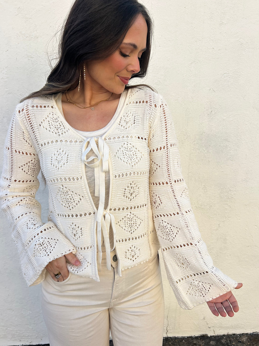 ANOTHER LOVE | DAISY TOP IN VINTAGE CREAM