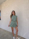 SOFT TOUCH PLEATED TOP