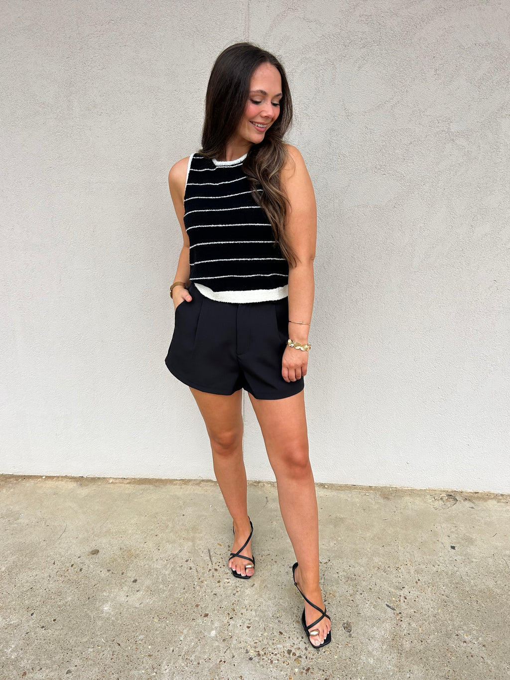 CLASSIC STRIPED KNIT TOP