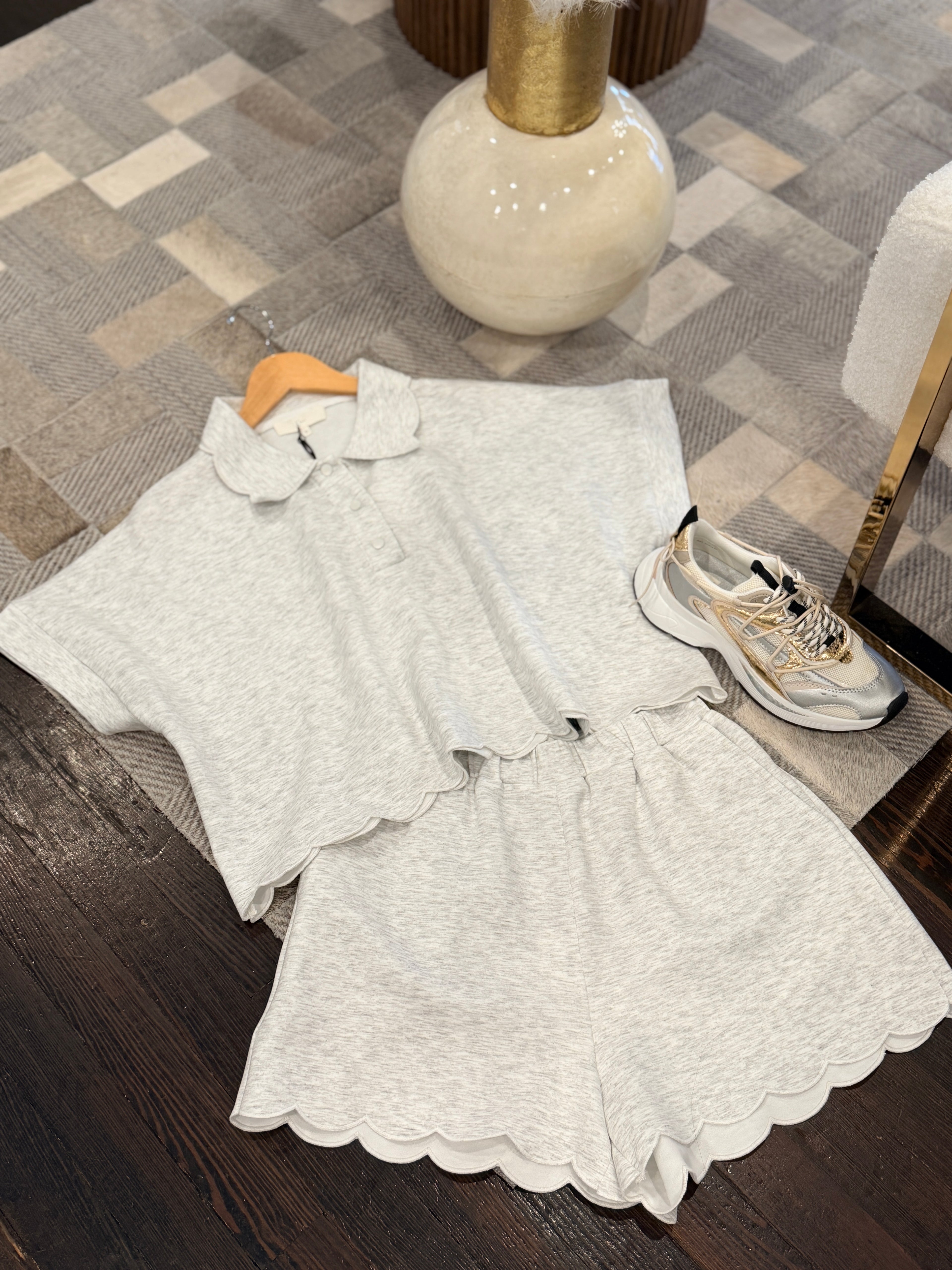 SCALLOPED LUXE SET