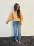 IVY JANE | PEACH PETALS TEXTURED SHIRT