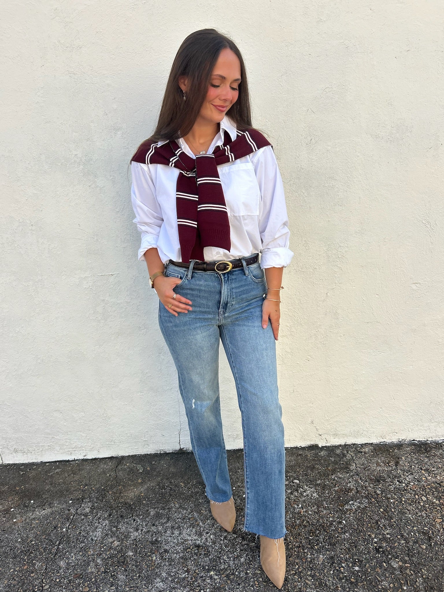 COASTAL CANVAS BLOUSE