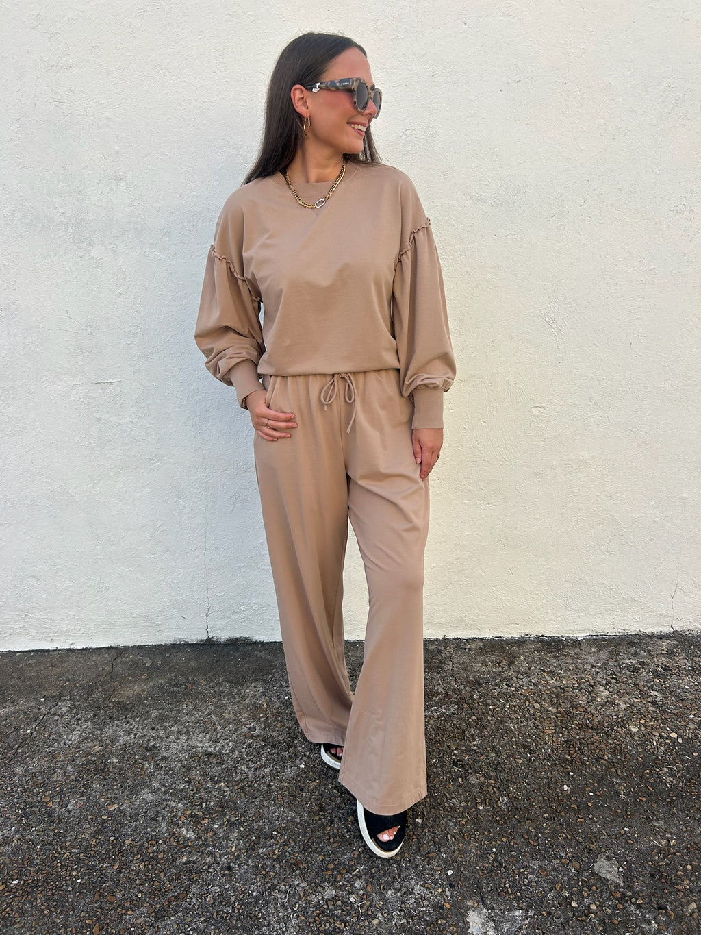 ANOTHER LOVE | JASMIRA TOP IN DOUBLE LATTE