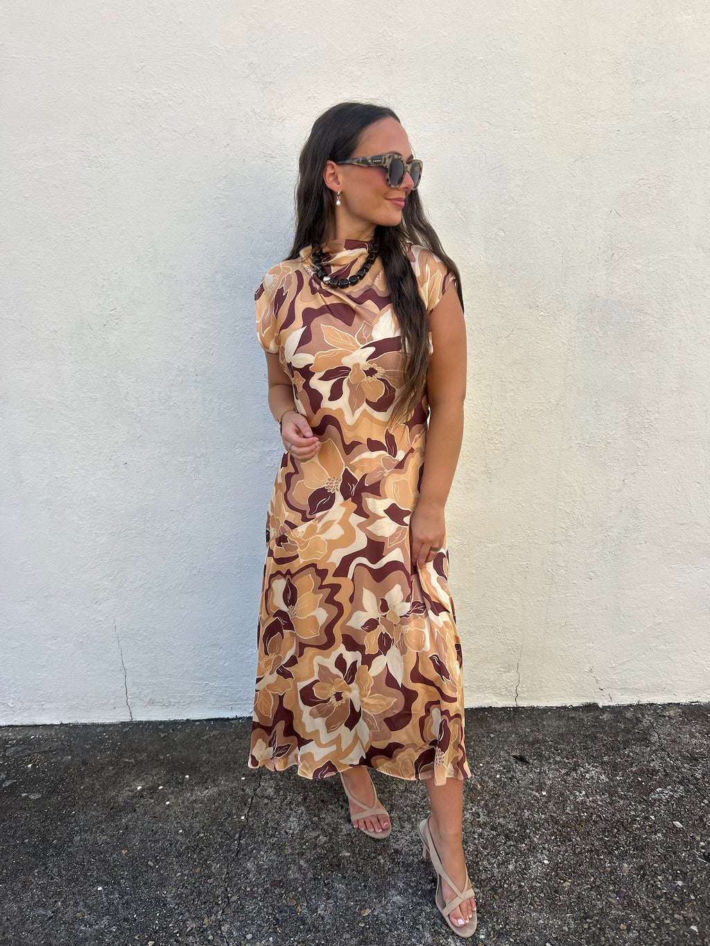 ZOE & CLAIRE | AUTUMN BLOOM MAXI DRESS