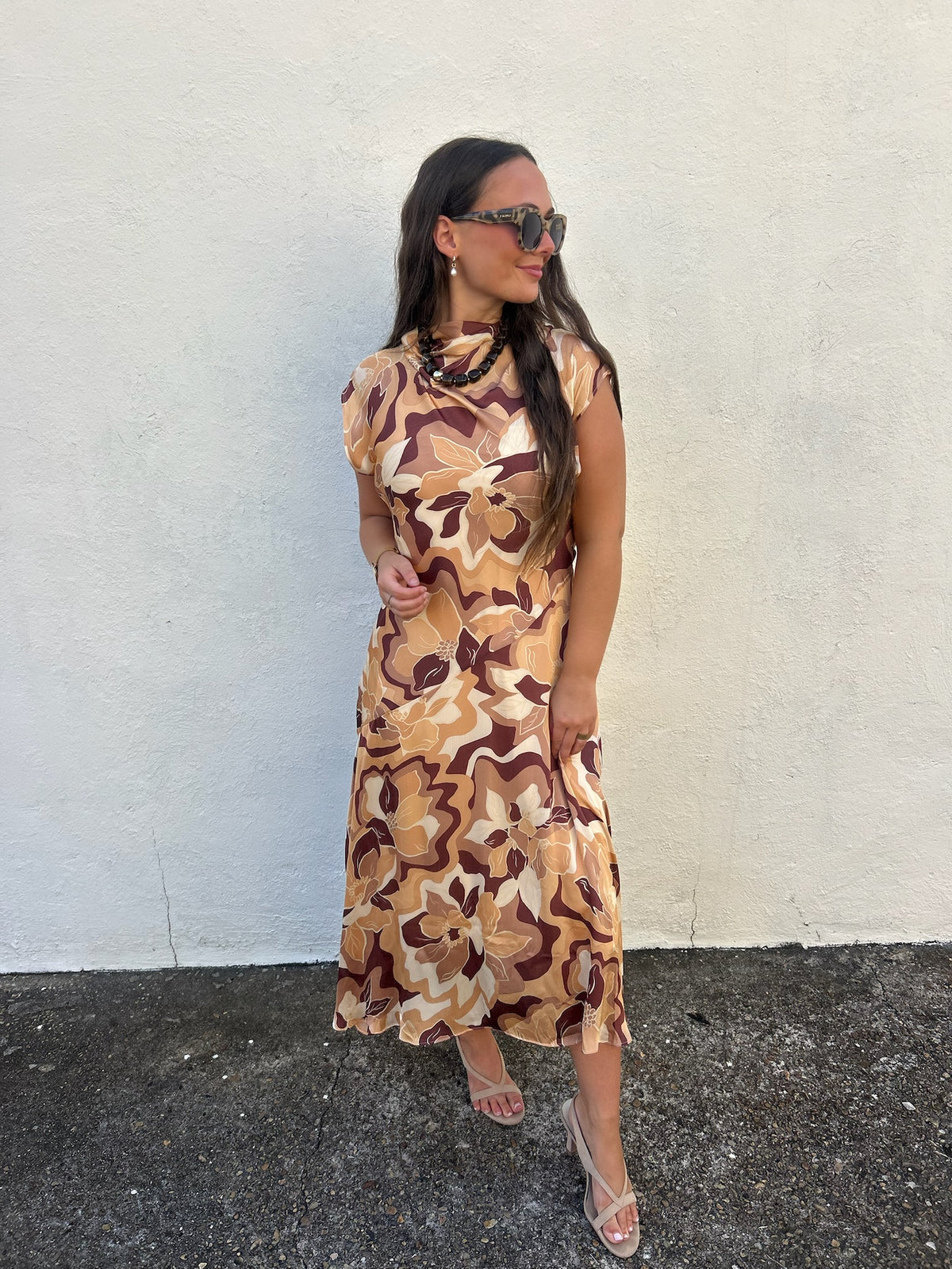 ZOE & CLAIRE | AUTUMN BLOOM MAXI DRESS