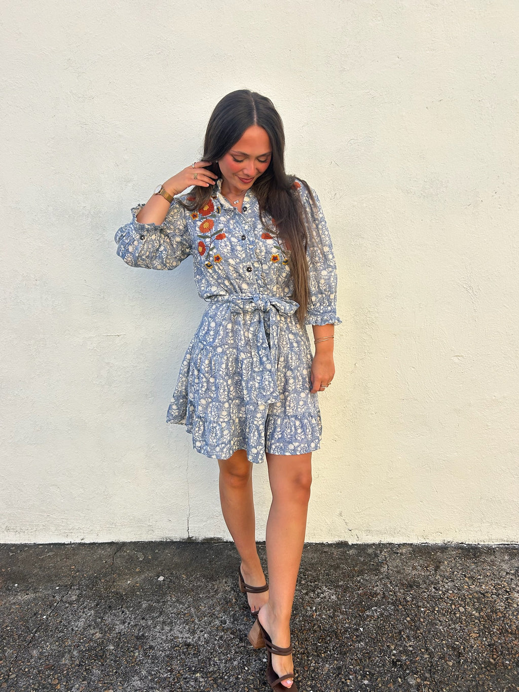UNCLE FRANK | RIBBON EMBROIDERED DRESS