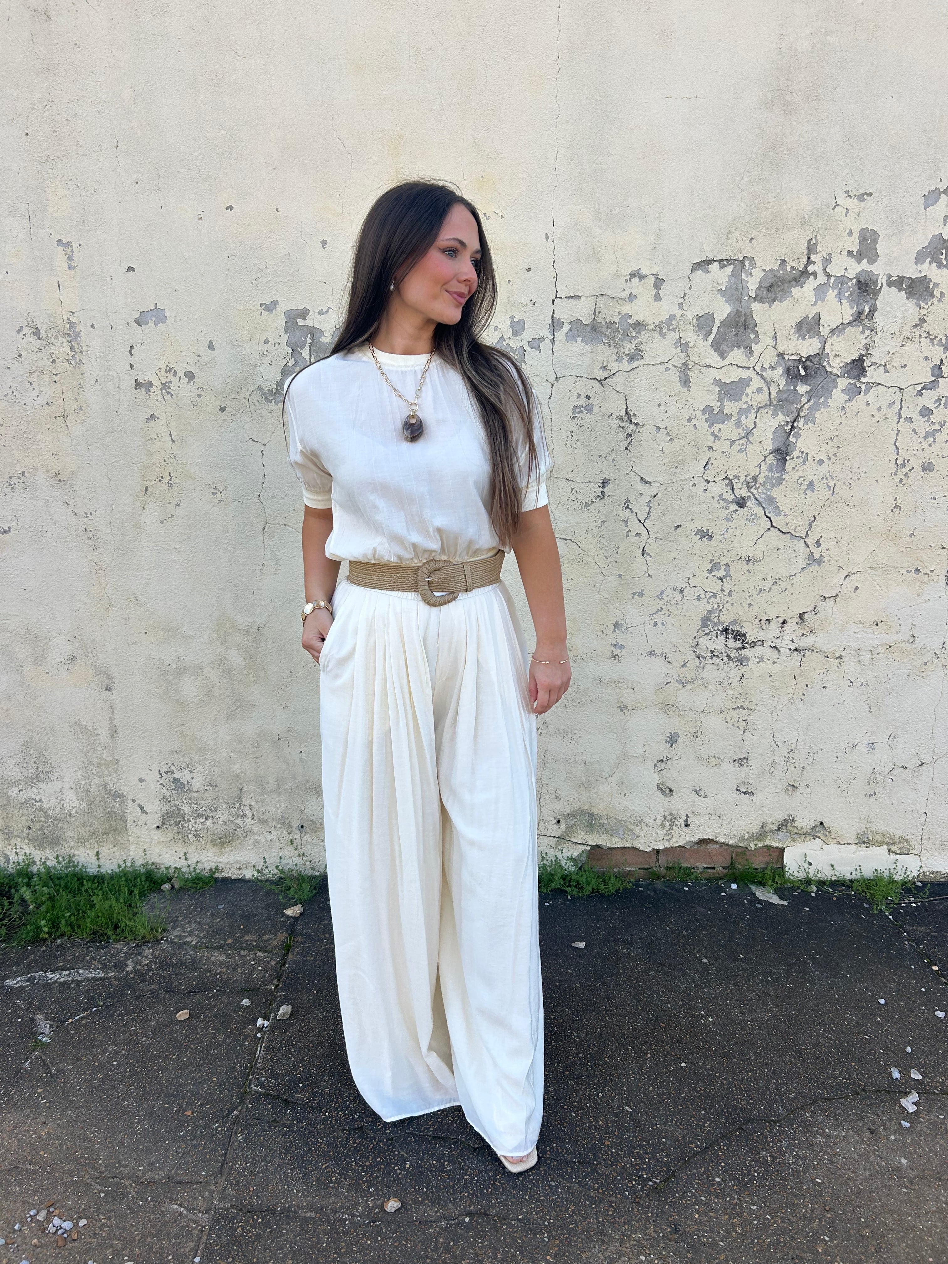 A. REN | SOFT SAND WIDE LEG PANT