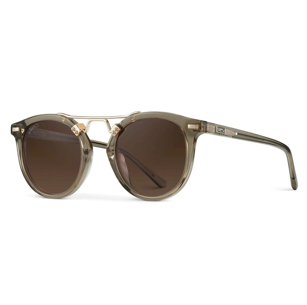 WMP EYEWEAR | SKYLER CRYSTAL TAUPE BROWN