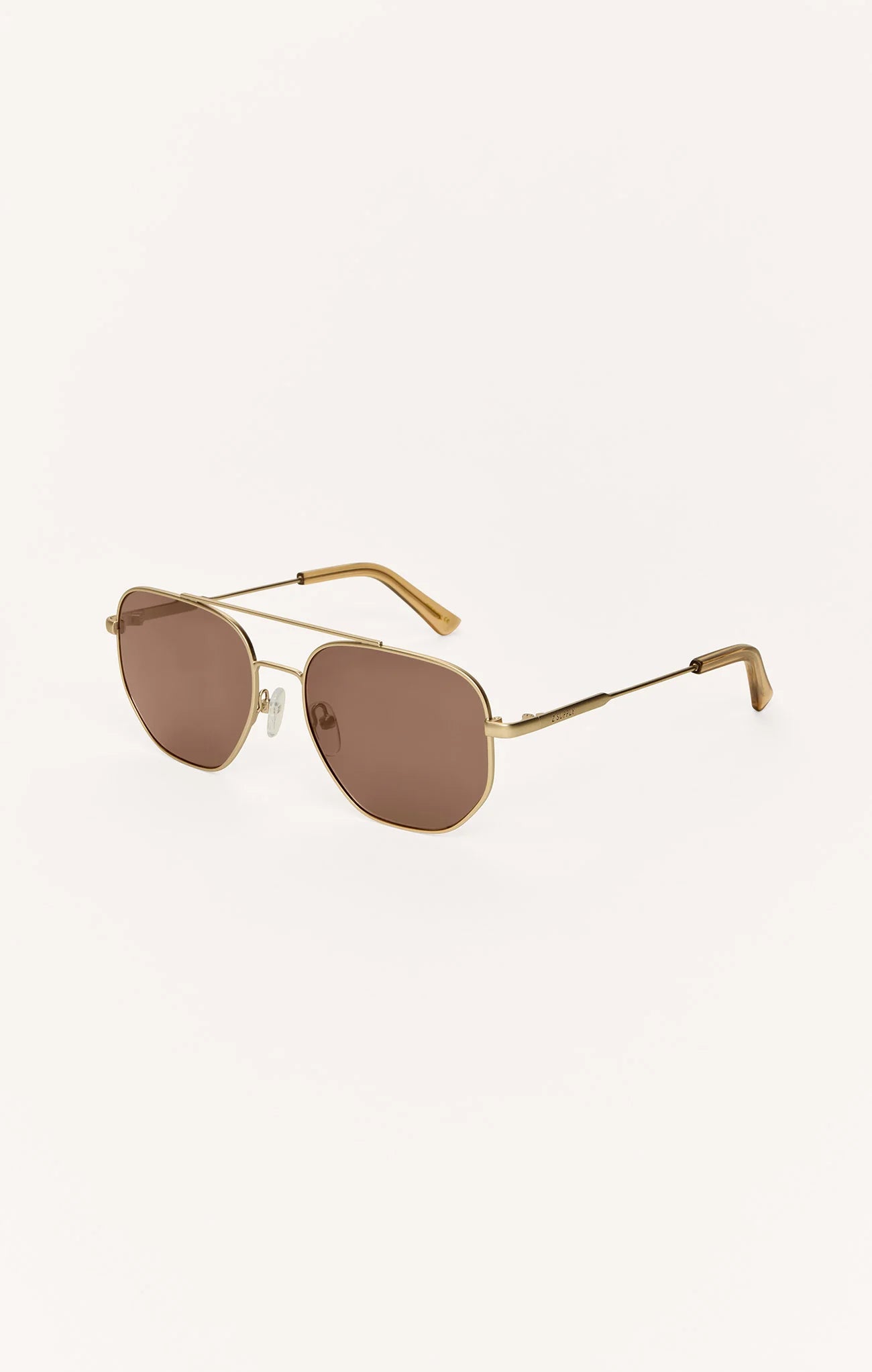 Z SUPPLY | HIGHWAY SUNGLASSES IN SATIN GOLD