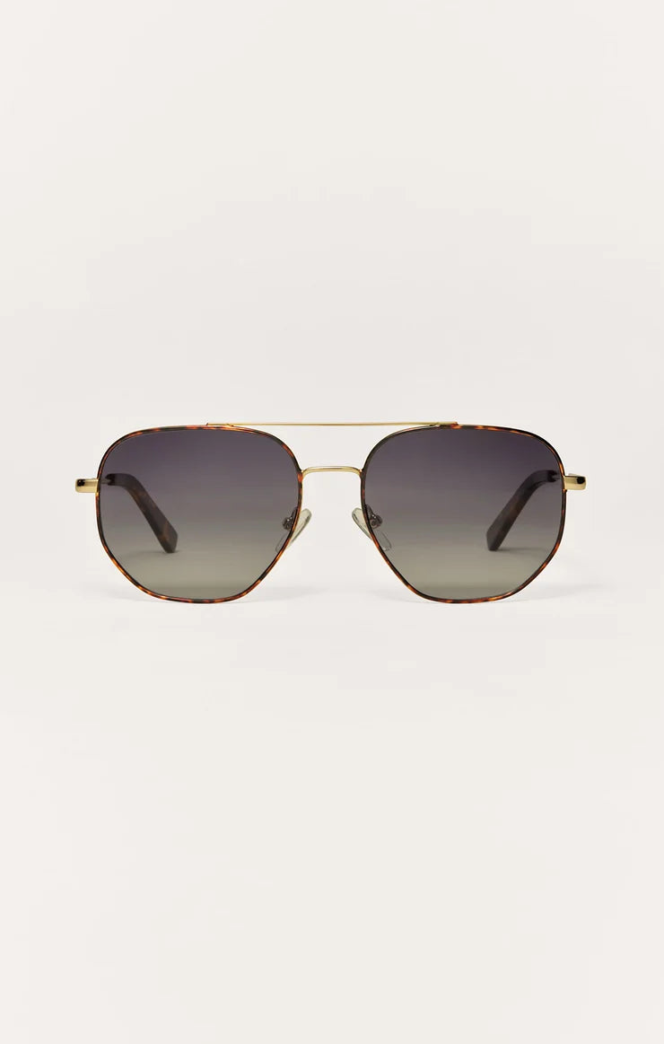 Z SUPPLY | HIGHWAY SUNGLASSES IN TORTISE GOLD
