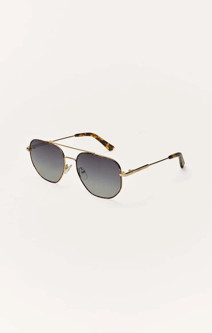 Z SUPPLY | HIGHWAY SUNGLASSES IN TORTISE GOLD