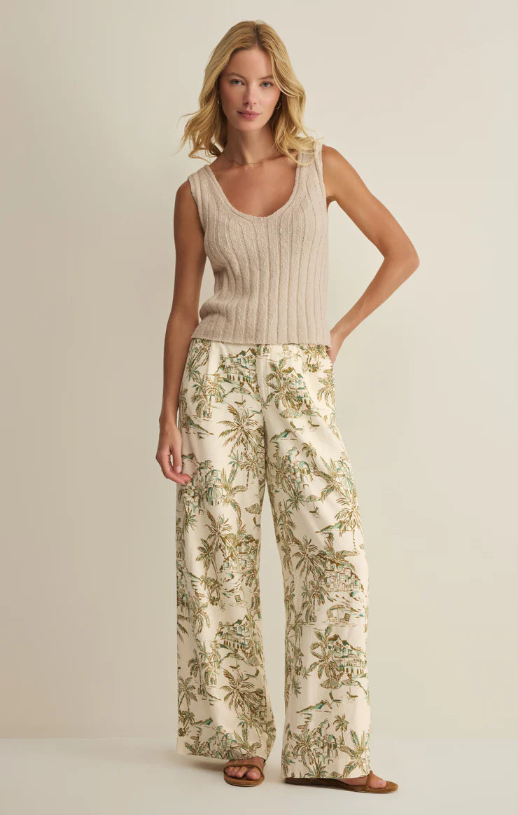 Z SUPPLY | OVERLOOK TIKI TIDE LINEN PANT