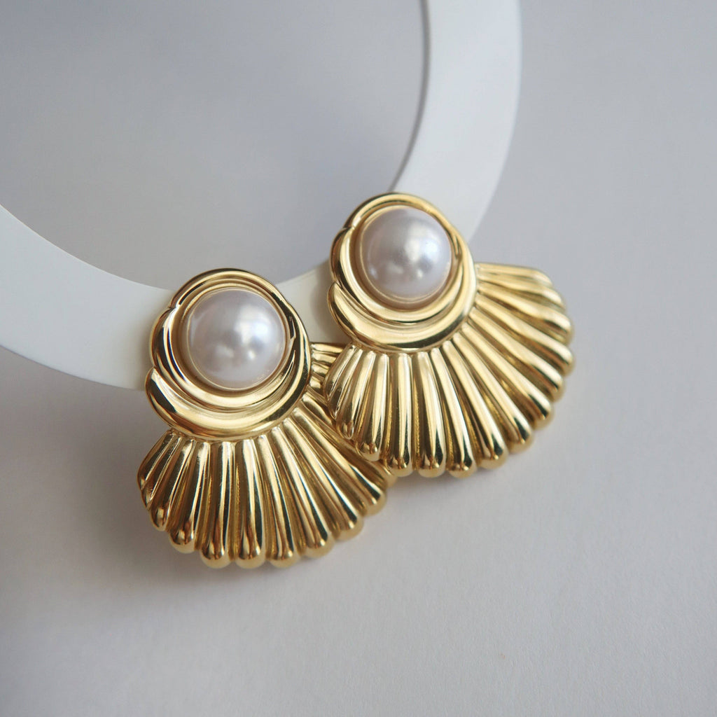 JESSA JEWELRY | BRIELLE PEARL EARRINGS