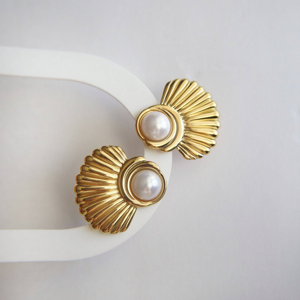 JESSA JEWELRY | BRIELLE PEARL EARRINGS