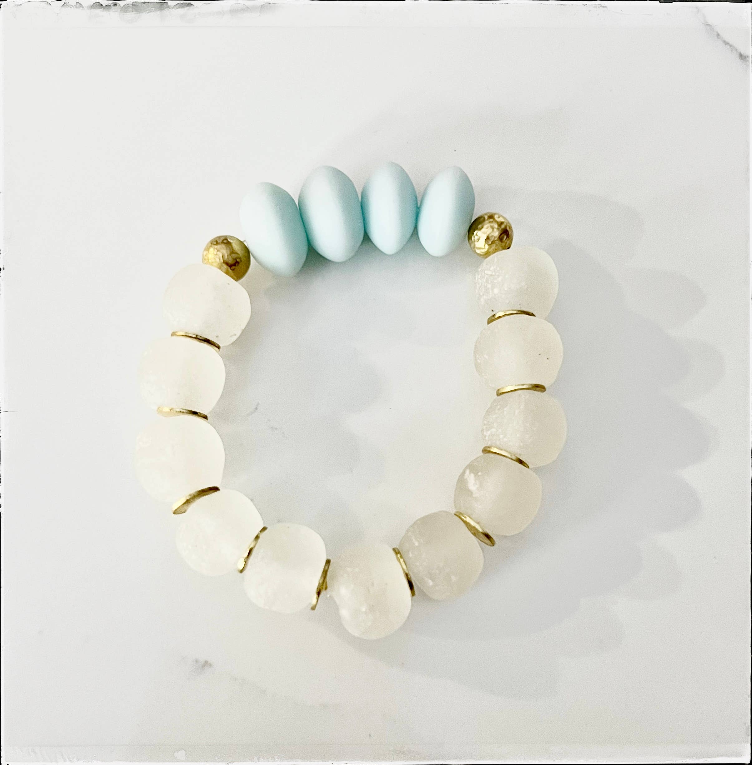 GENTRY BY JENNA | RECYCLED GLASS BEAD BRACELET