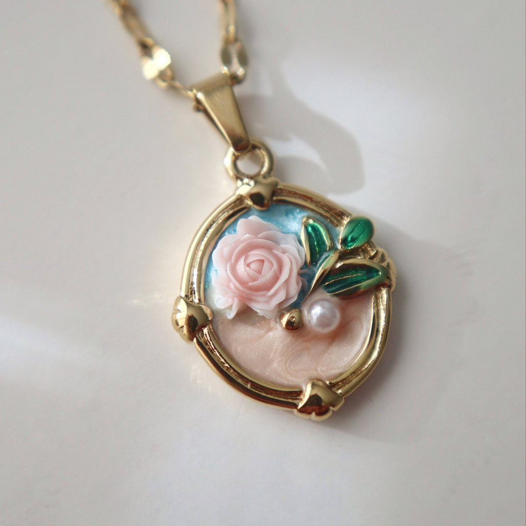 JESSA JEWELRY | ROSE BLOOM NECKLACE