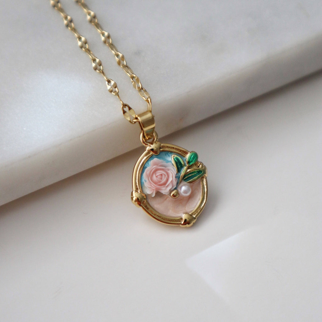 JESSA JEWELRY | ROSE BLOOM NECKLACE