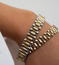 HOOPLA | WATCH BAND BRACELET: TWO TONED