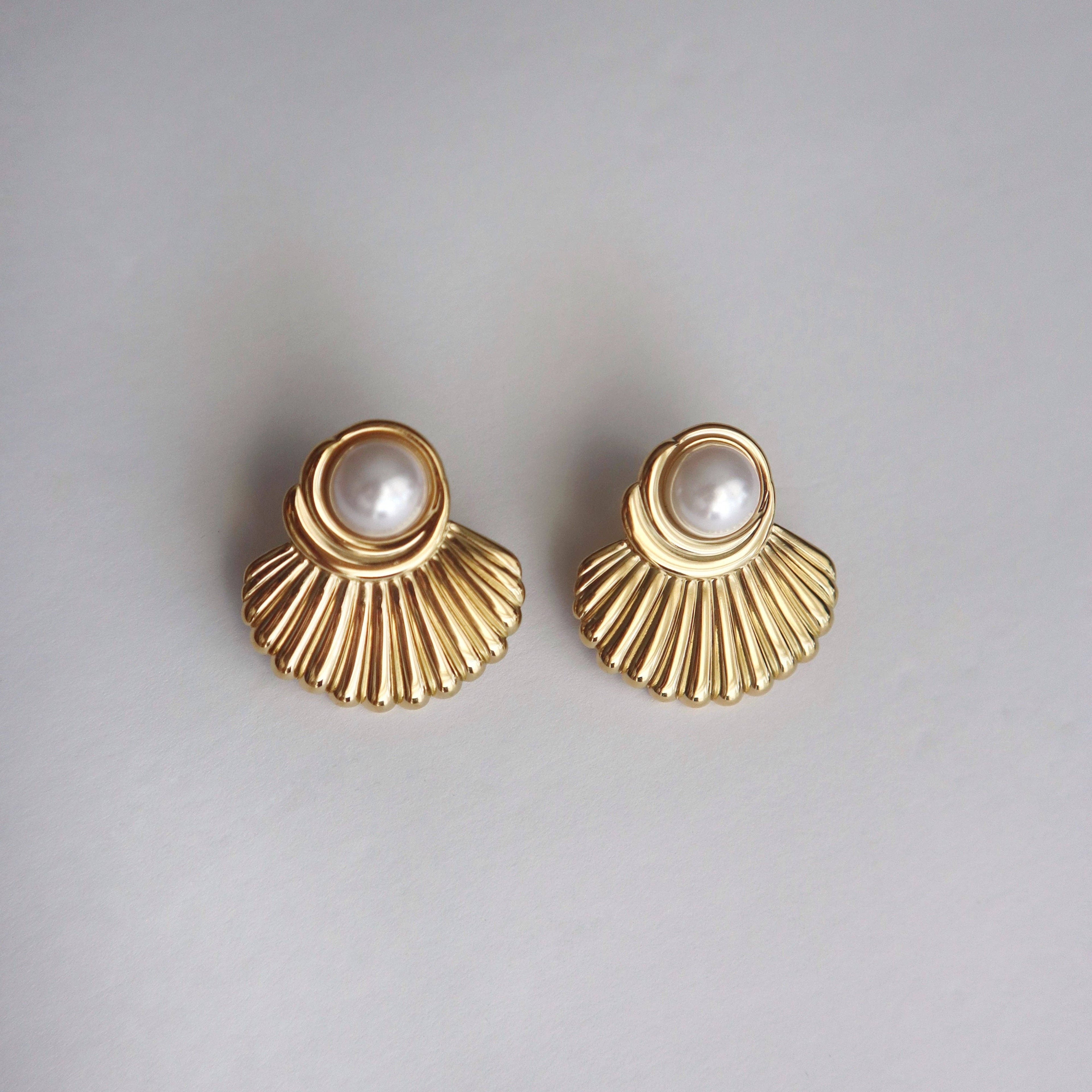 JESSA JEWELRY | BRIELLE PEARL EARRINGS