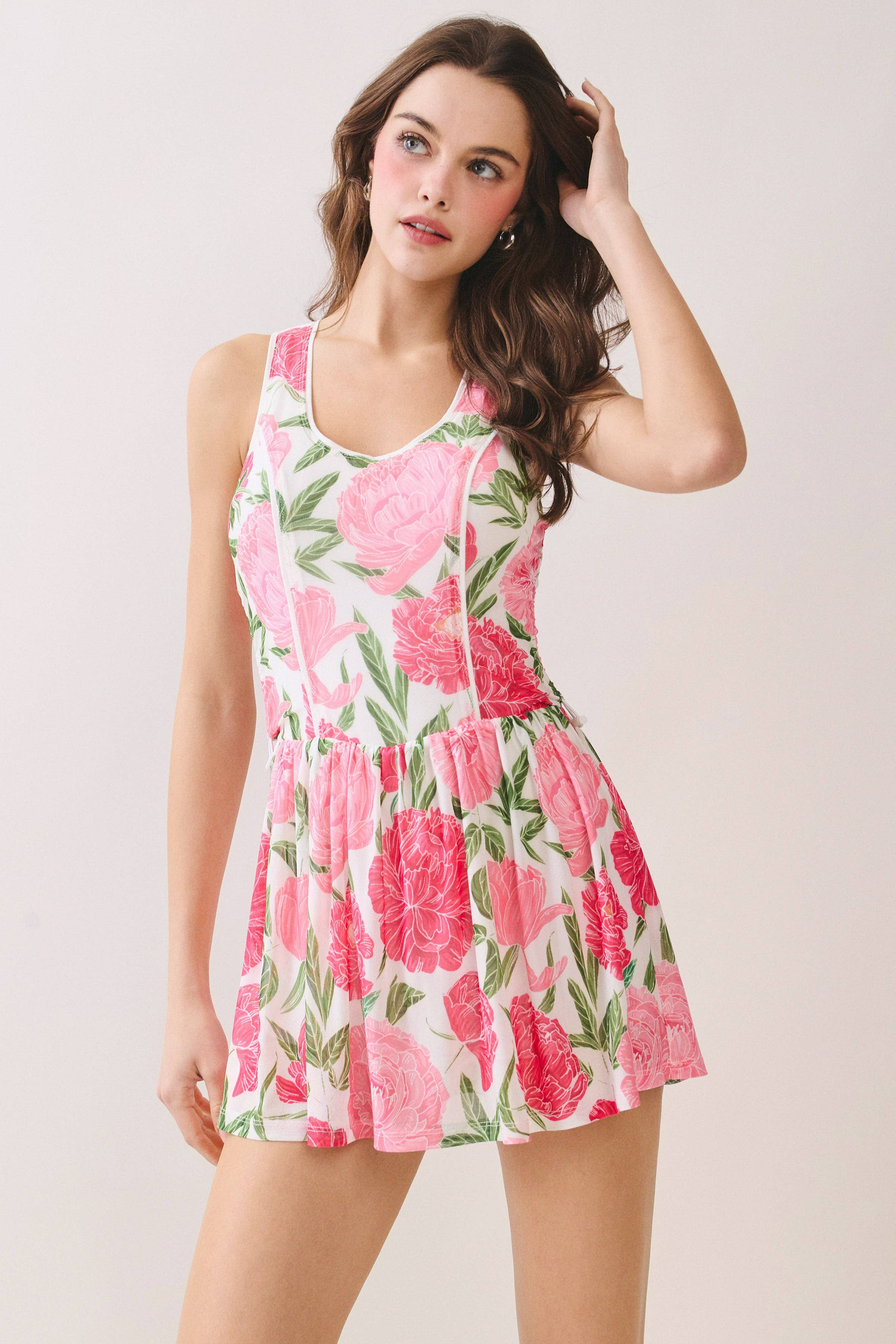 TCEC | FLORAL PRINT ATHLETIC DRESS