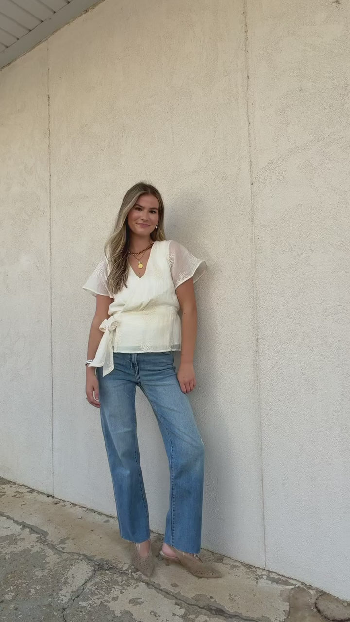 LIVERPOOL | DATE NIGHT WRAP TOP